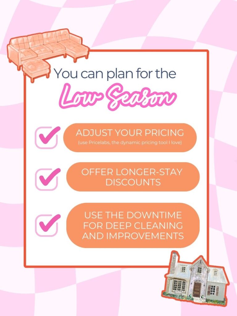 Low season planning tips.